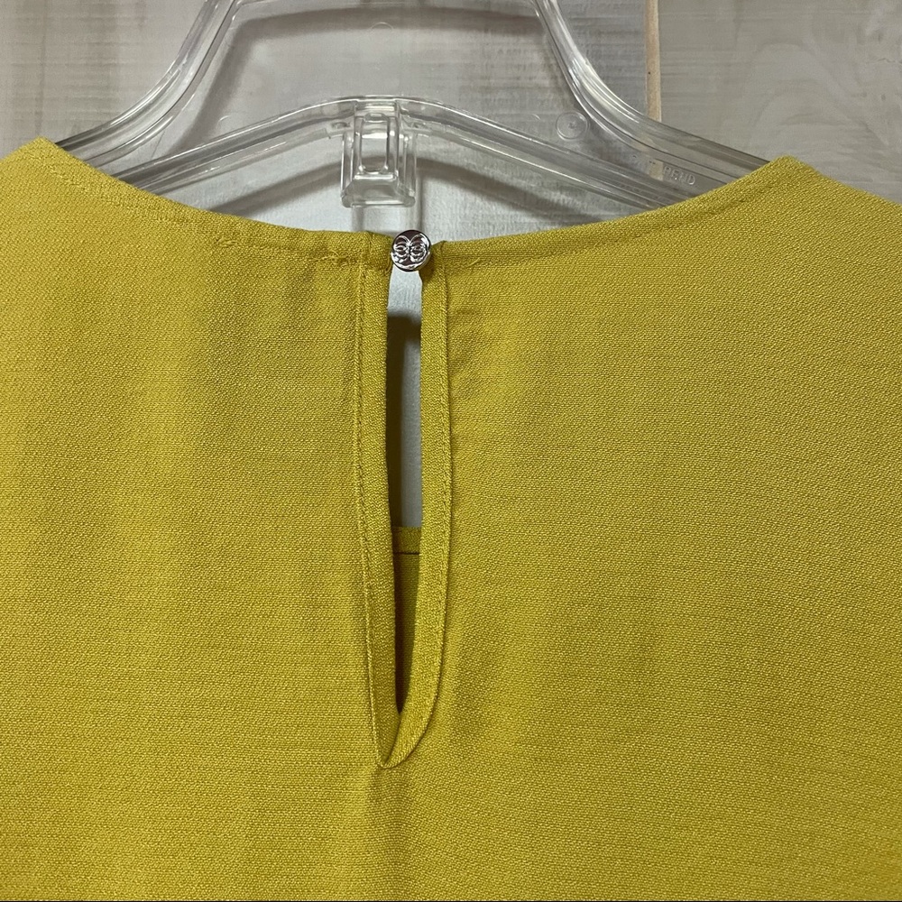 Cece Turmeric Double Flutter Sleeve Shift Dress S… - image 5